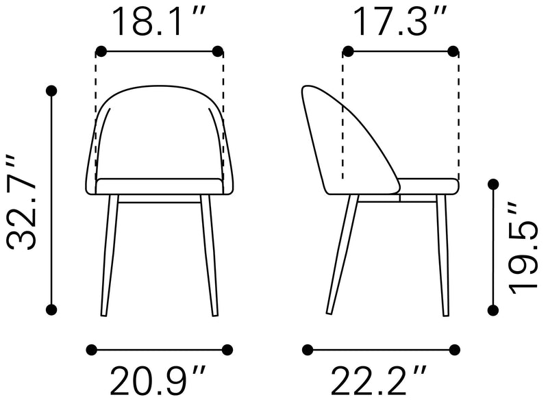 Cozy - Dining Chair (Set of 2)
