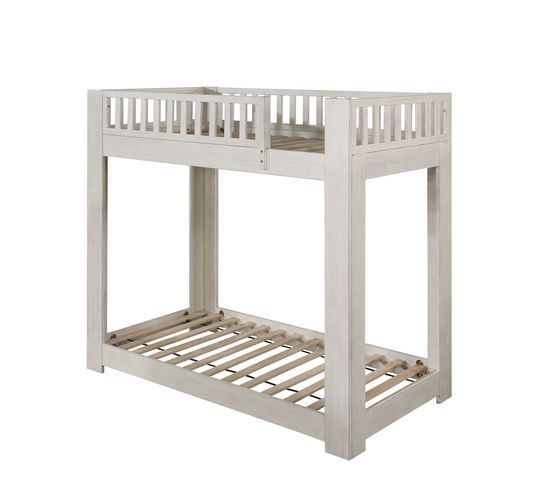 Cedro - Bunk Bed - Weathered White Finish