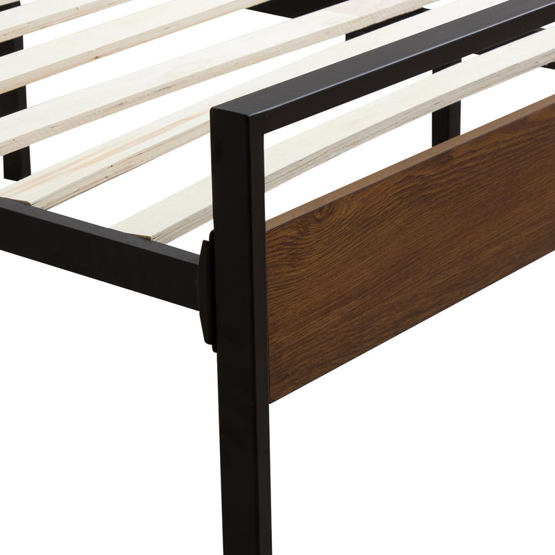 Thompson - Metal and Wood Platform Bed