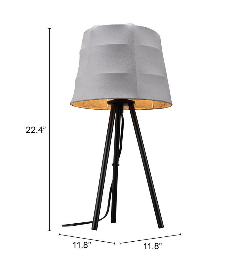 Mozzi - Table Lamp - Gray & Black