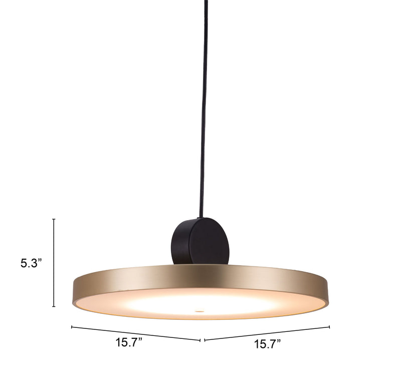 Mozu - Ceiling Lamp - Gold & Black