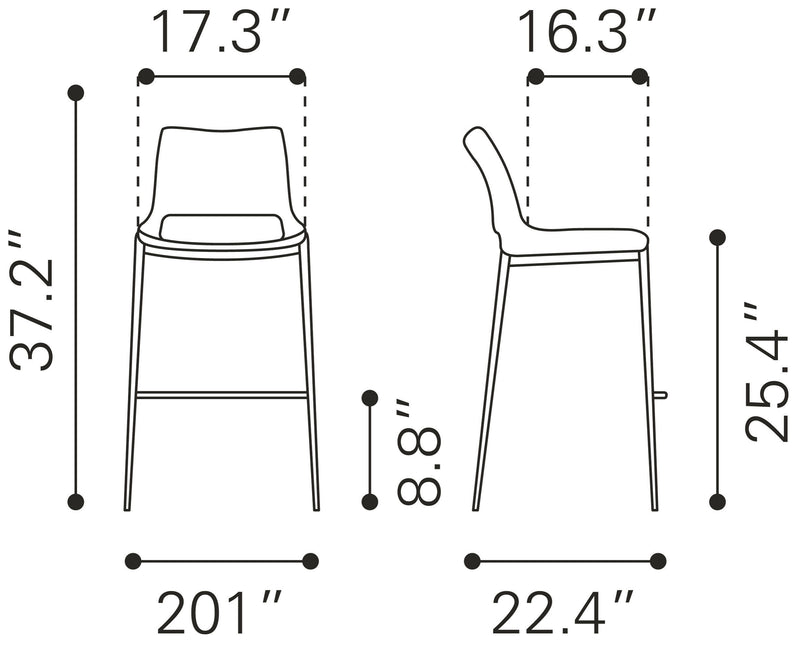 Ace - Counter Chair (Set of 2)