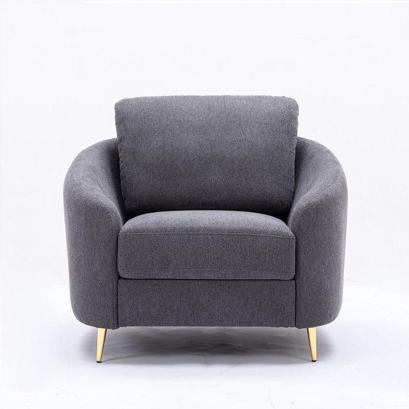 Yuina - Chair - Gray Linen