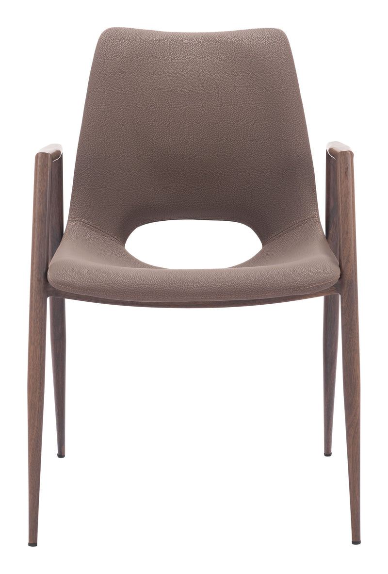 Desi - Dining Chair (Set of 2) Walnut Legs