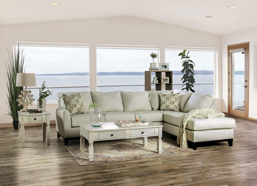Bridie - Sectional - Ivory