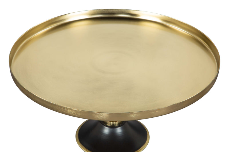 Donahue - Side Table - Gold & Black