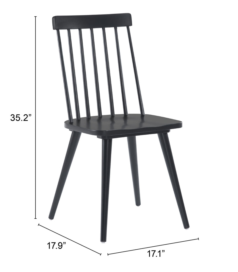 Ashley - Dining Chair (Set of 2) - Black
