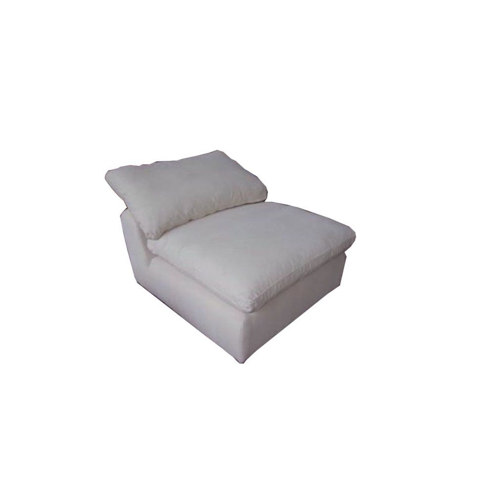 Naveen - Modular Armless Chair - Ivory