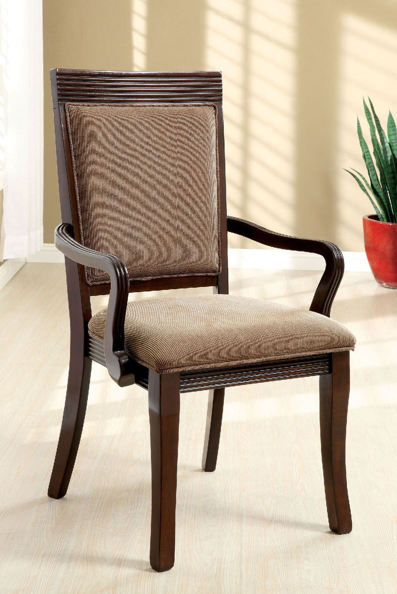 Woodmont - Arm Chair (Set of 2) - Walnut / Brown