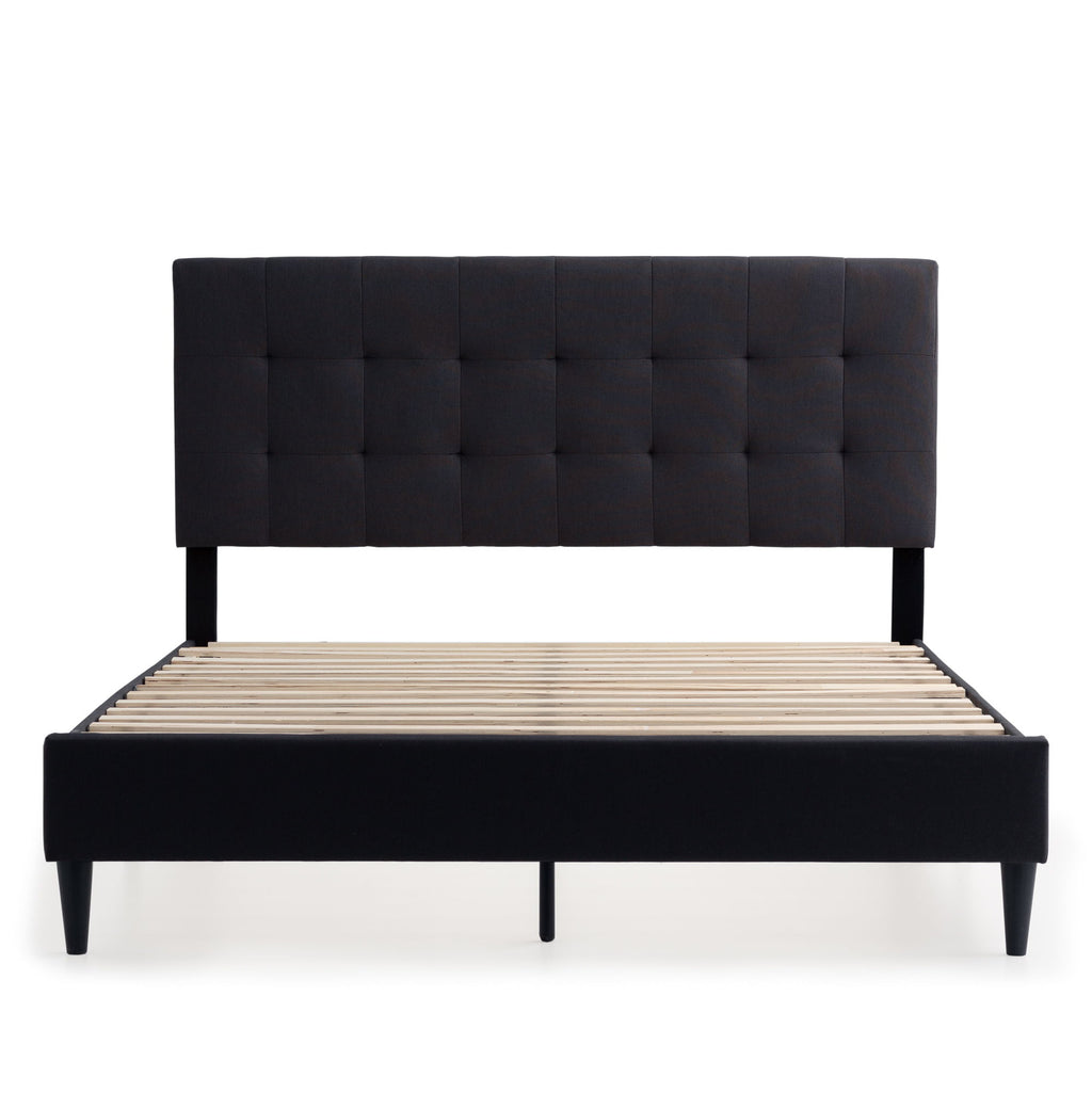 Jensen - California King Platform Bed - Charcoal