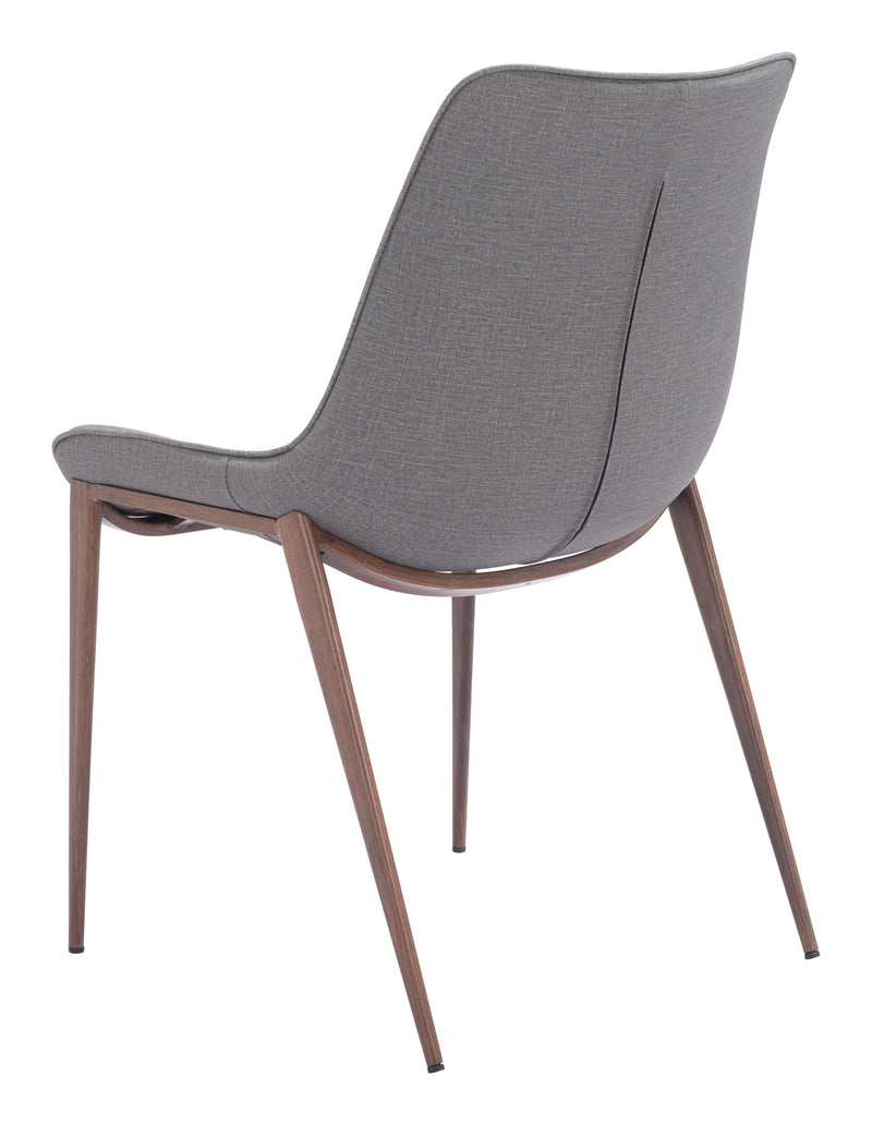 Magnus - Dining Chair (Set of 2) - Slate Gray & Walnut