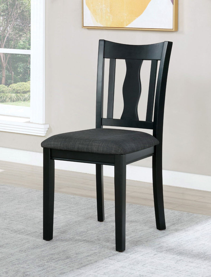 Carbey - Side Chair (Set of 2) - Black / Gray