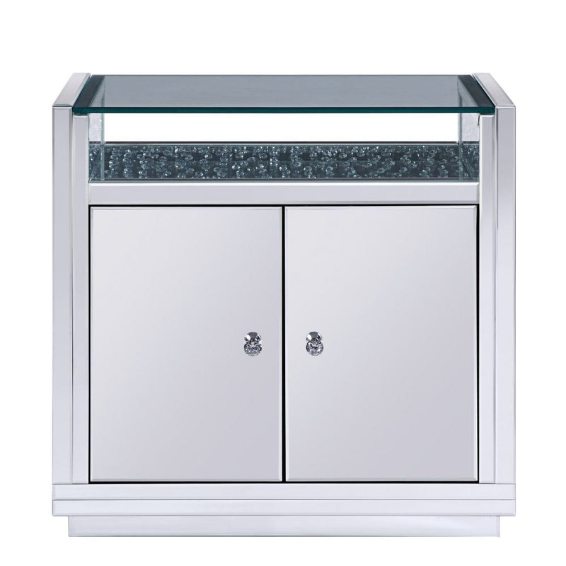 Nysa - Accent Table - Pearl Silver