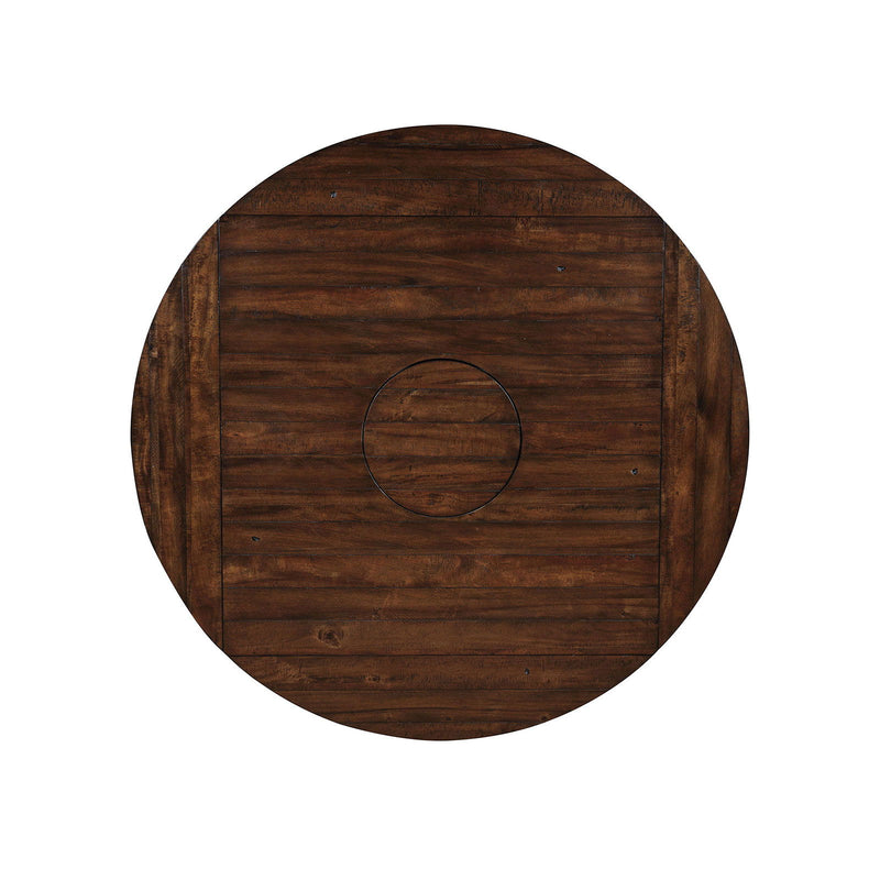 Meagan - Round Counter Height Table - Brown Cherry
