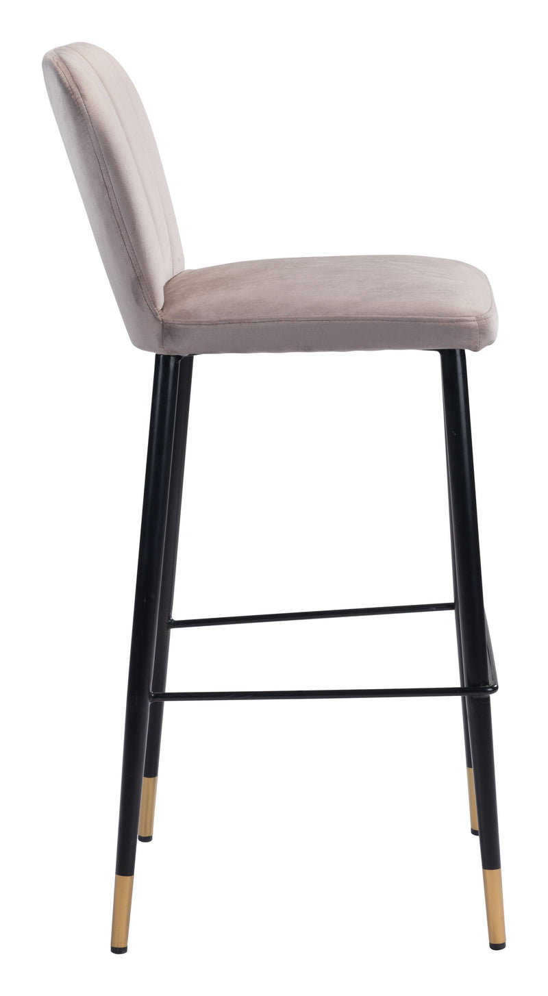 Manchester - Bar Chair (Set of 2) - Gray