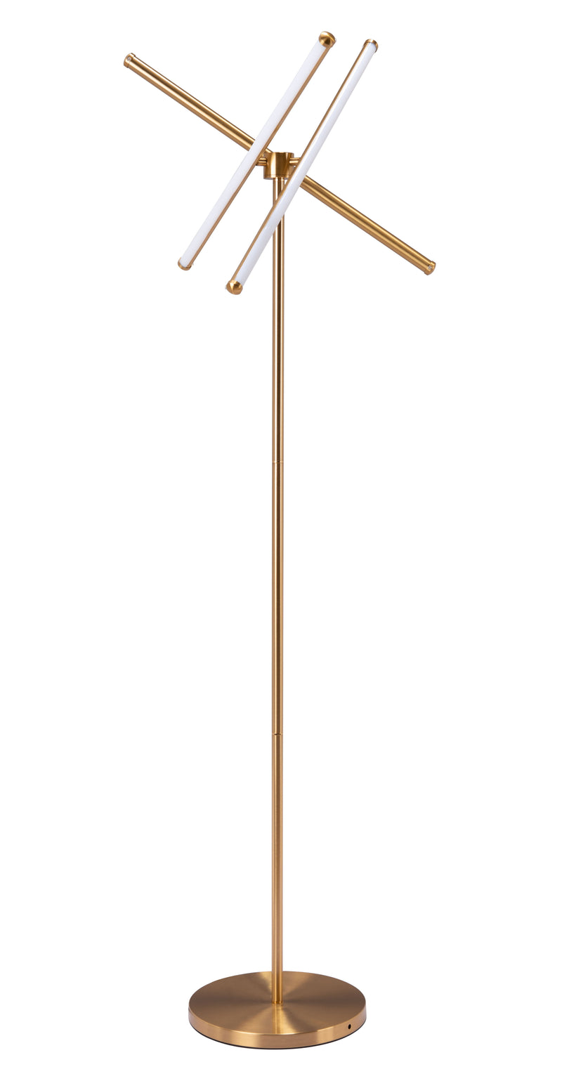 Garza - Floor Lamp - Brass