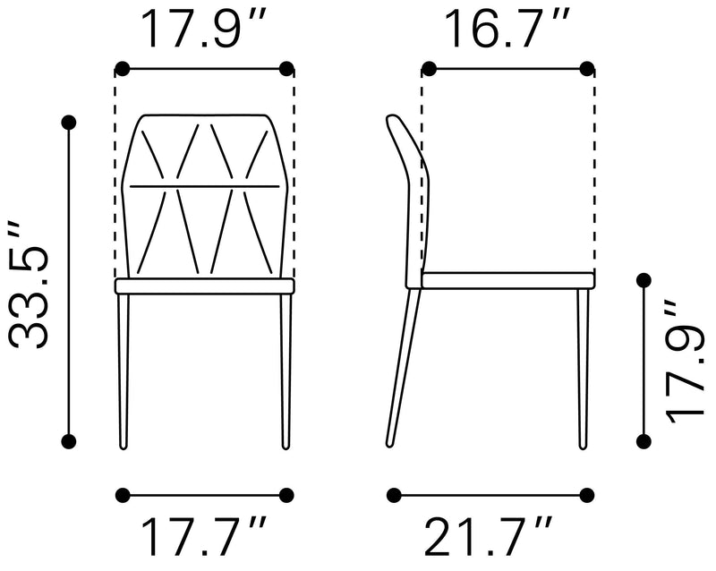 Revolution - Dining Chair (Set of 4) - Black