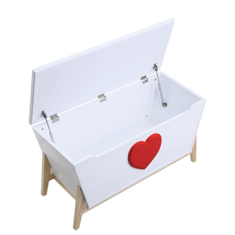 Padma - Youth Chest - White & Red
