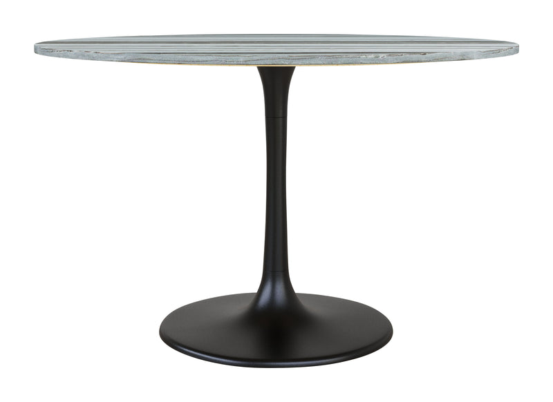 Central City - Dining Table - Gray & Black