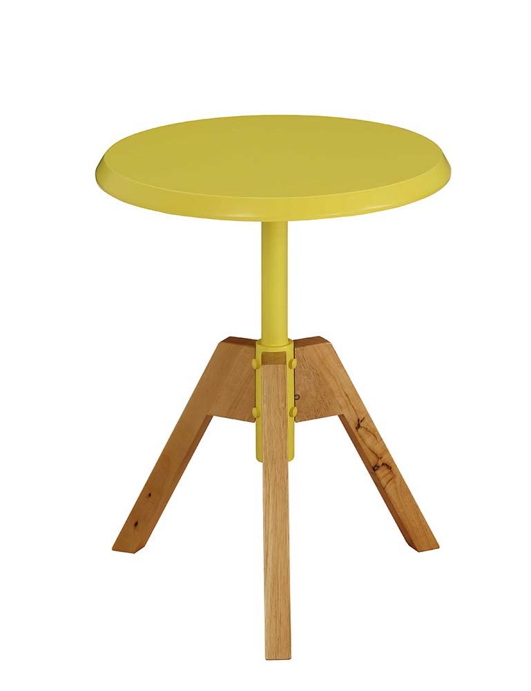 Lumina - End Table - Yellow & Natural