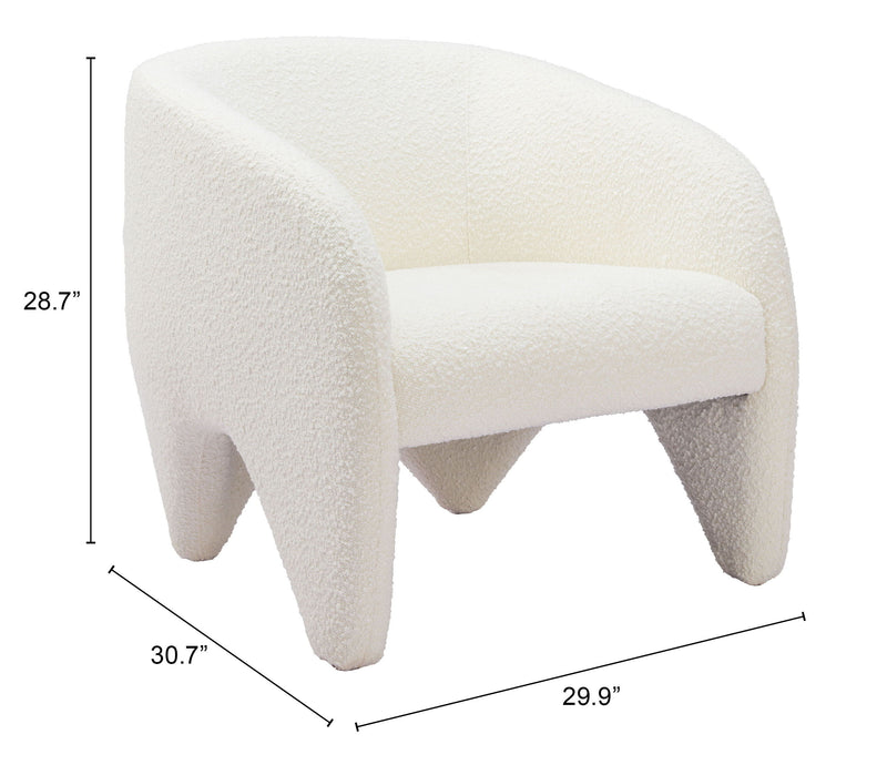 Lopta - Accent Chair - White