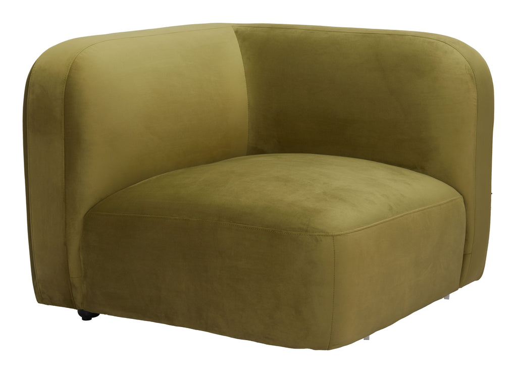 Biak - Corner Chair - Green