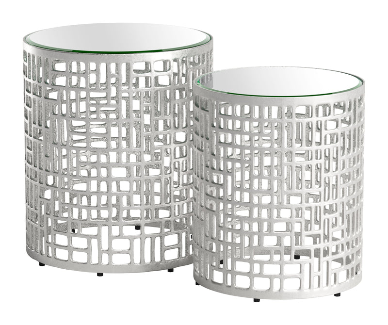 Reden - Side Table (Set of 2) - Silver