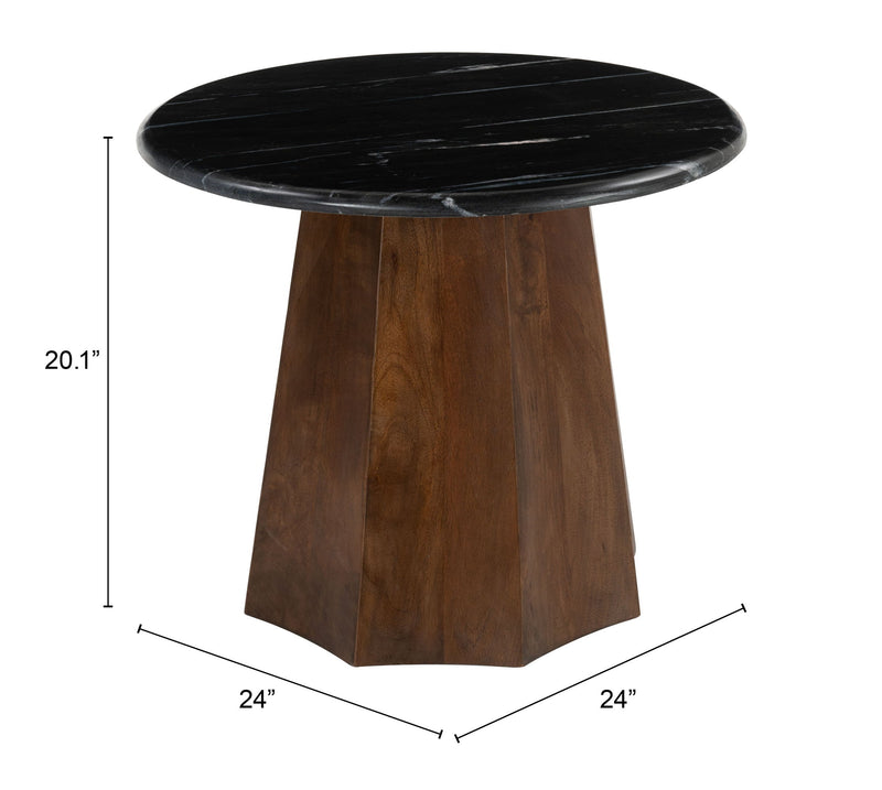 Aipe - Accent Table - Black / Brown