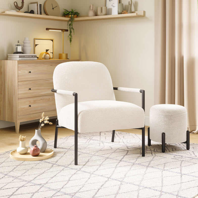 Chicago - Accent Chair - Ivory