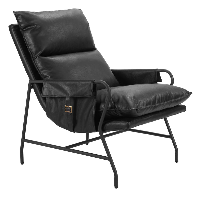 Halaus - Accent Chair - Black