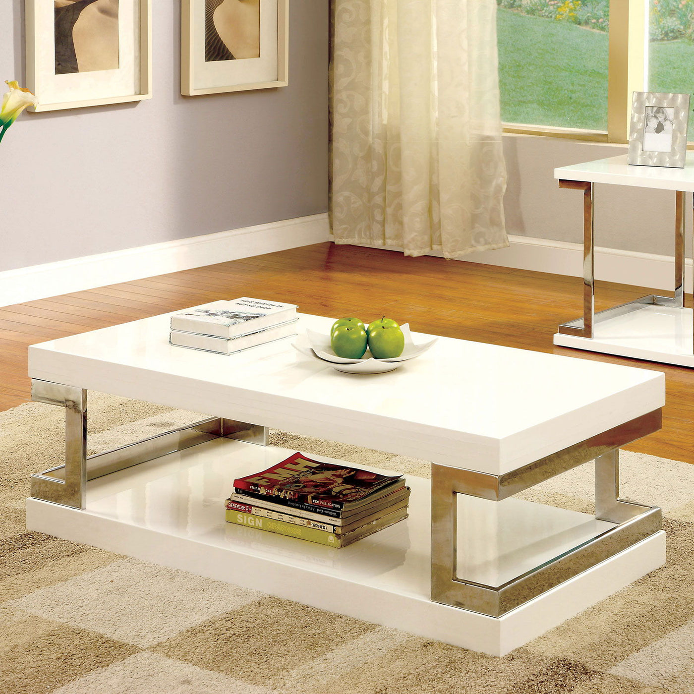 Meda Coffee Table White North Bay