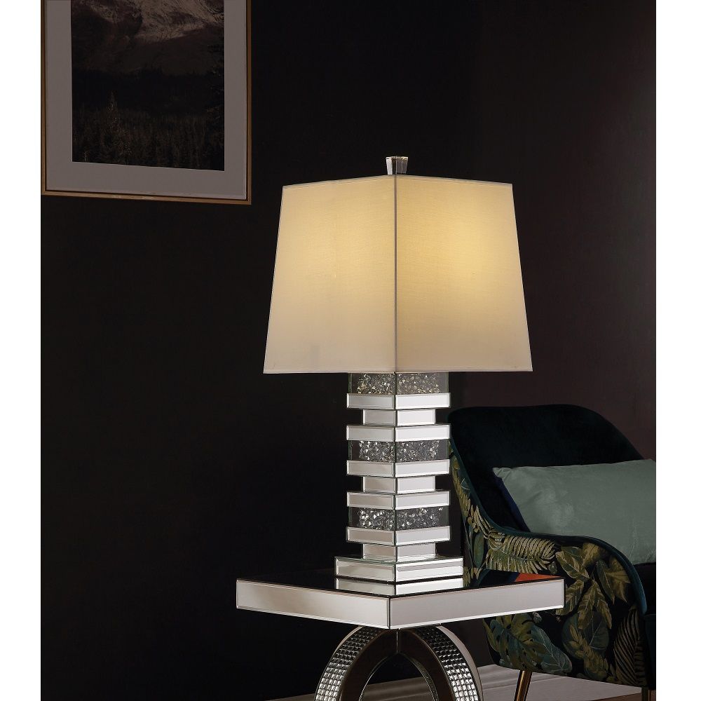 Noralie - Table Lamp - Pearl Silver - Glass