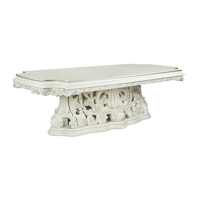 Adara - Dining Table - Antique White Finish