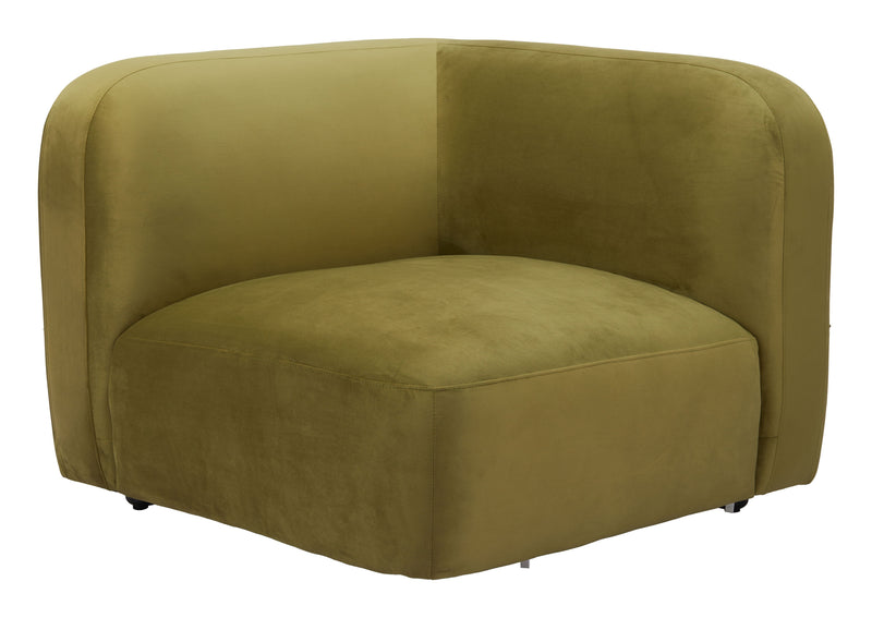 Biak - Corner Chair - Green