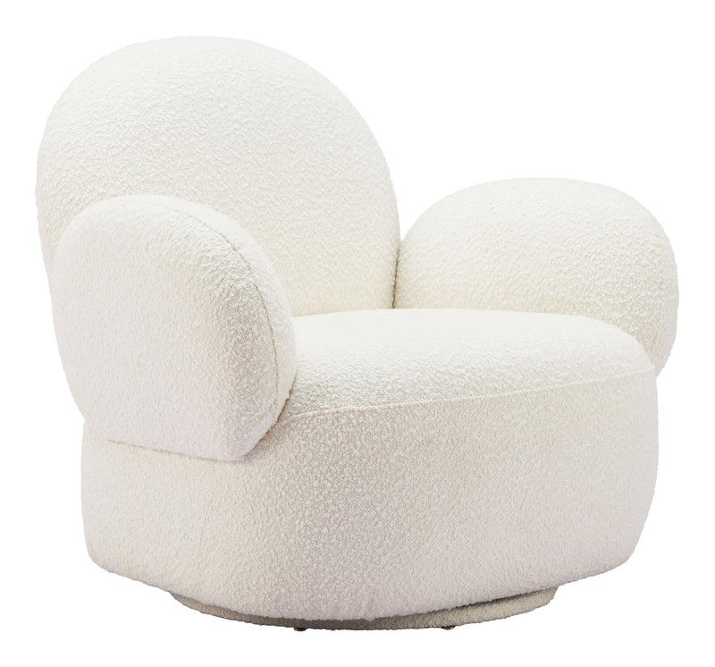 Pilka - Swivel Chair - White