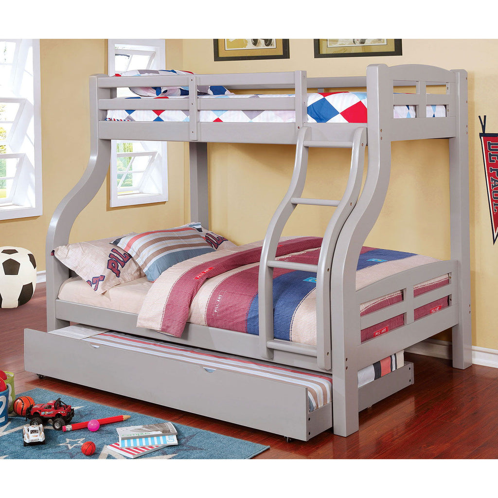 Solpine - Twin/Full Bunk Bed - Gray