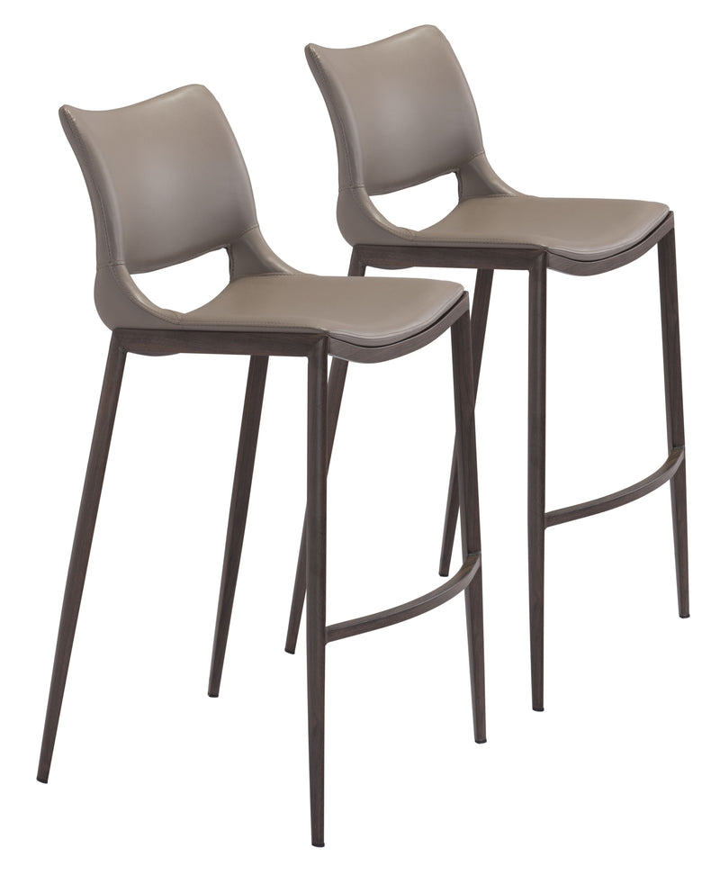Ace - Bar Chair (Set of 2) - Walnut Legs