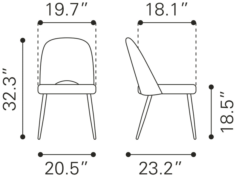 Teddy - Dining Chair (Set of 2)