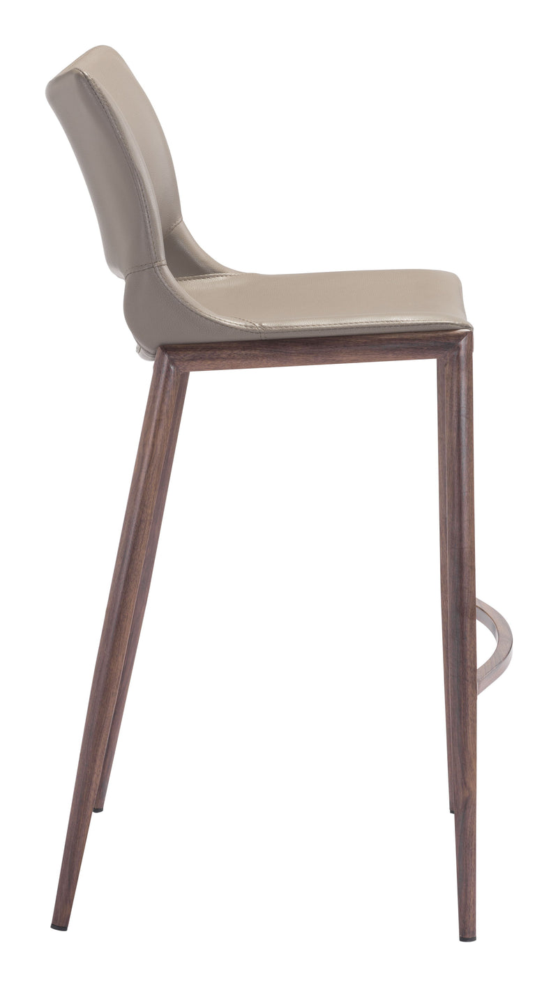 Ace - Bar Chair (Set of 2) - Walnut Legs