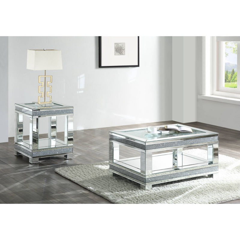Noralie - Coffee Table - Pearl Silver