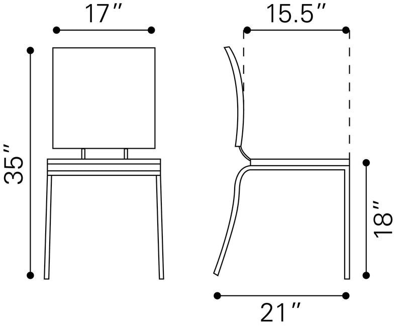 Criss Cross - Dining Chair (Set of 4)