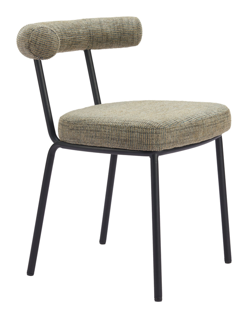 Kede - Dining Chair - Green Tweed