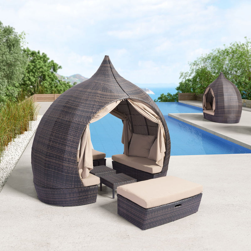 Majorca - Daybed - Brown & Beige