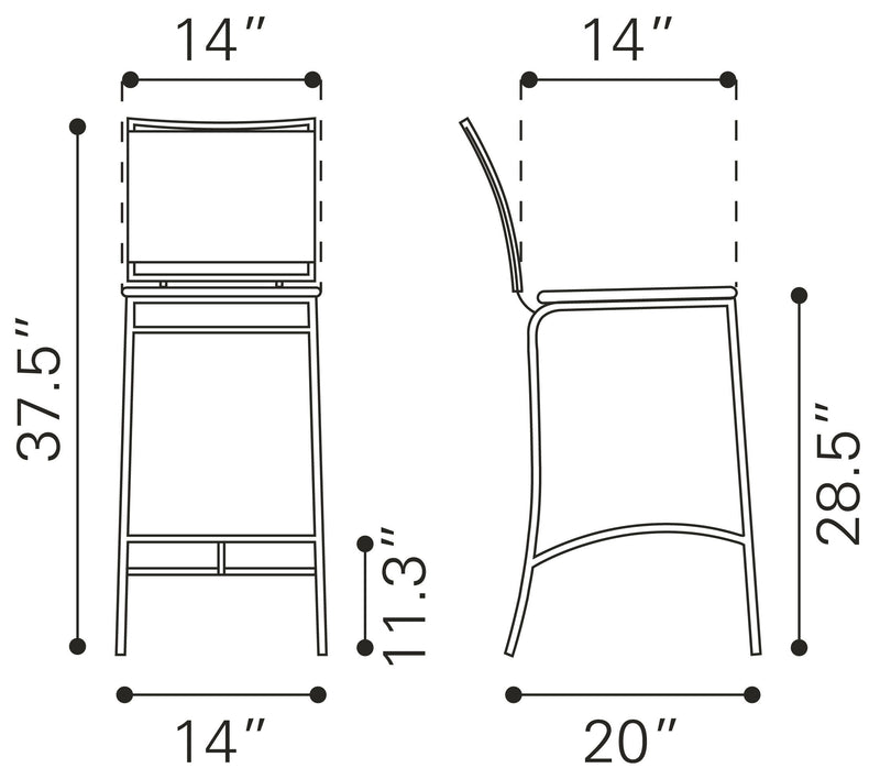 Soar - Bar Chair (Set of 2)