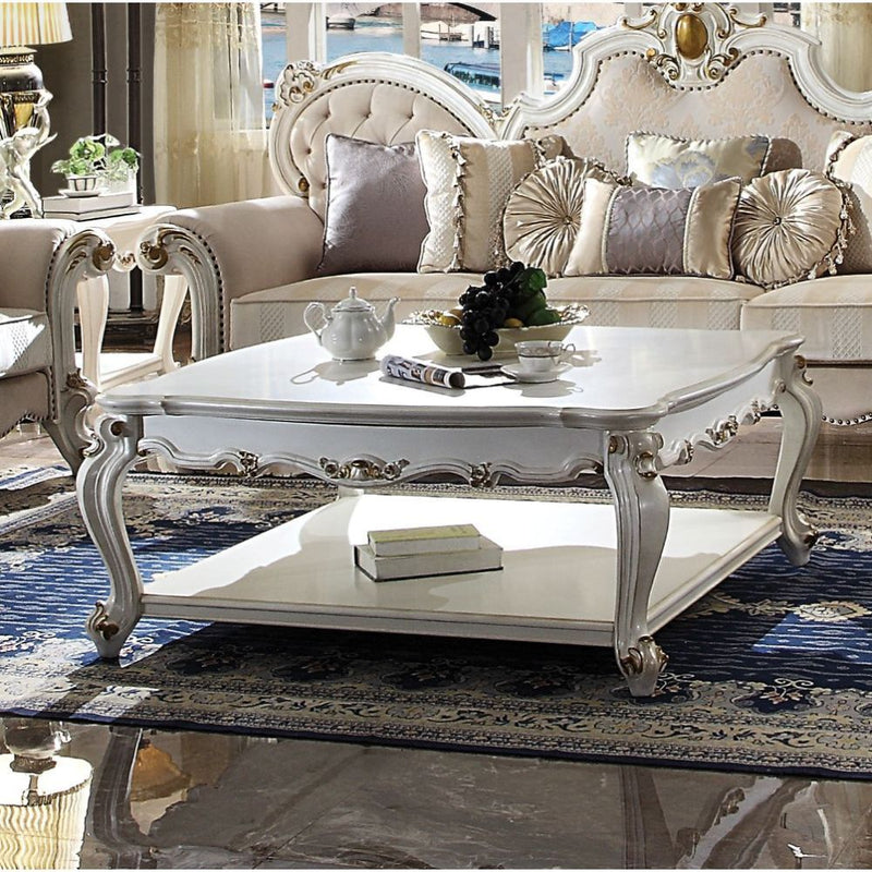 Picardy - Coffee Table - Antique Pearl