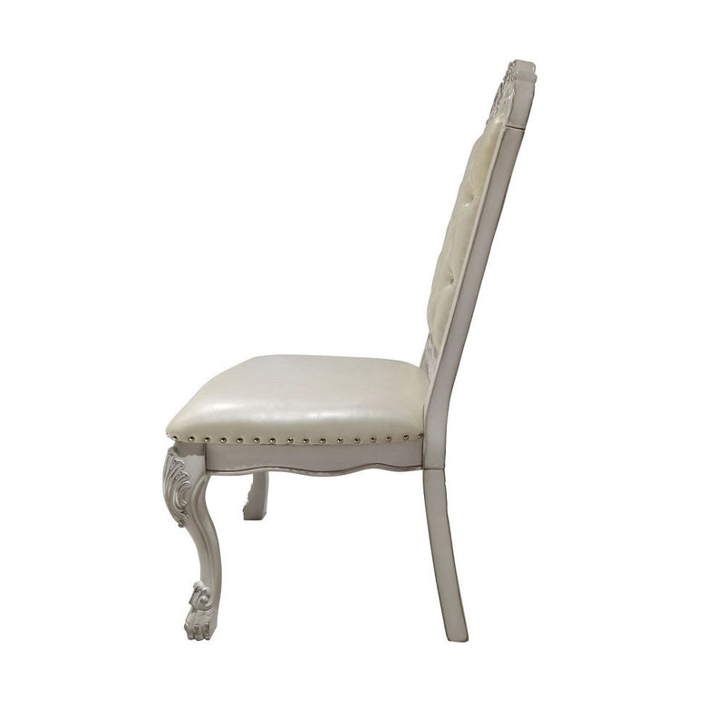 Dresden - Side Chair (Set of 2) - Fabric & Bone White Finish