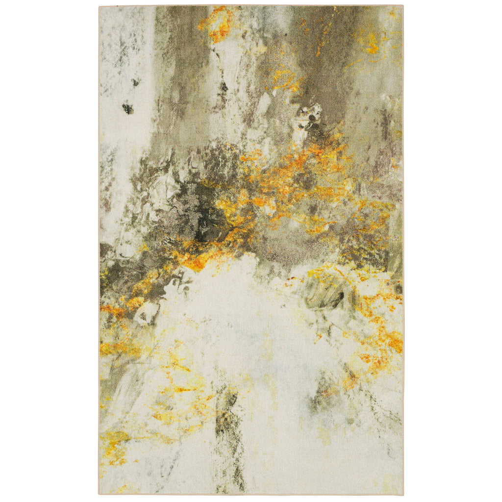 Hollie - 8' x 10' Area Rug - Gold / Gray