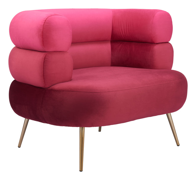Arish - Accent Chair - Red