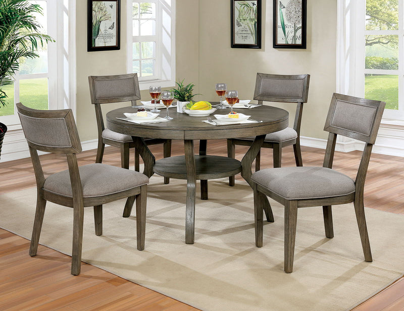 Leeds - Round Dining Table - Gray