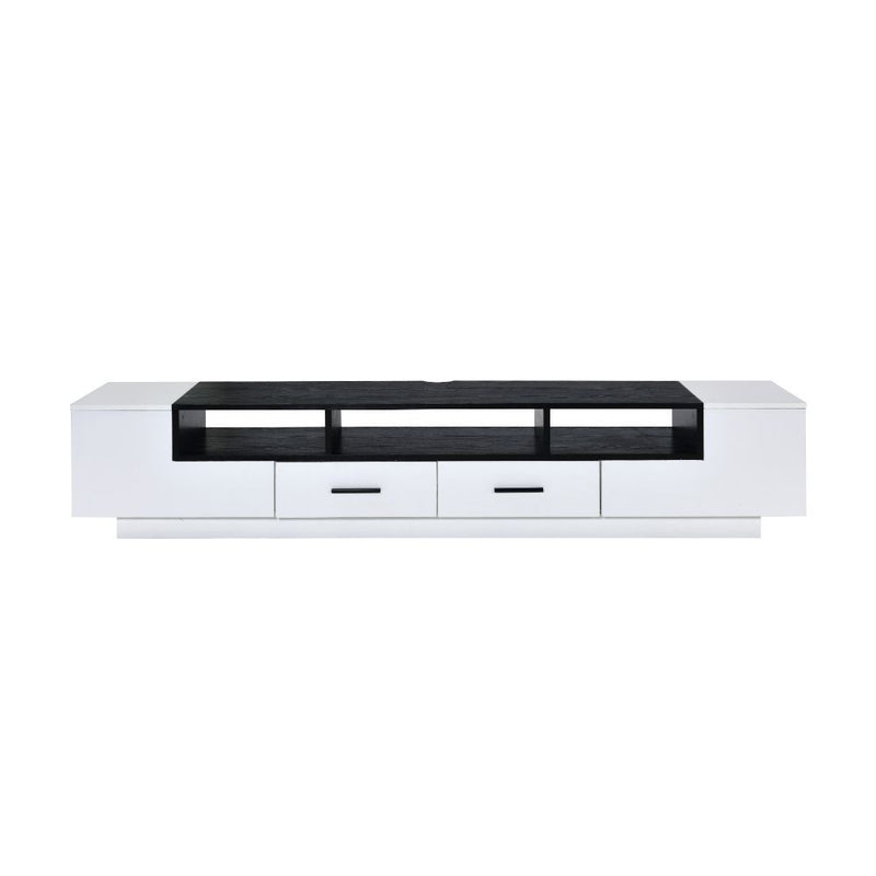 Armour - TV Stand - White & Black